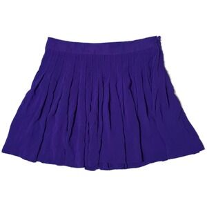 GAP Purple Pleated Skirt Womens Size 10 Above Knee Casual‎ Career Flirty (U)